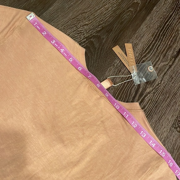 ✅SOLD✅🪷NWT SKIMS Sleep Lounge Long Sleeve Henley Dress Ochre size Large - Picture 9 of 11